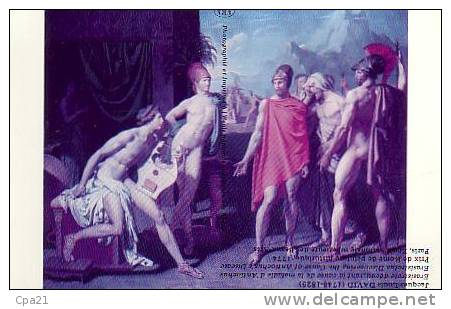VARIETE: 2 Cartes: Achille ...Agamemnon  INGRES .avec Une Carte D'essai Voir Le Scan - Musées