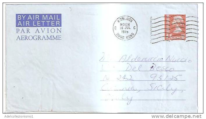 56201)lettera Aerogramma Aerea Cinese Con Un Valore Più Annullo 18/6/1975 - Airmail