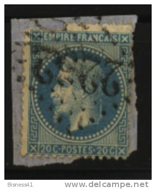 France, N° 22 Oblitération GC GROS CHIFFRES  N° 2232  // MAROMME - 1862 Napoléon III