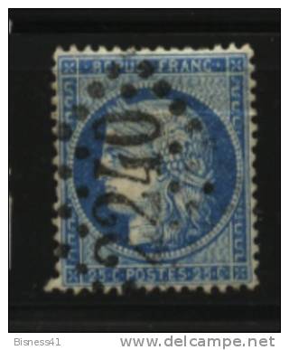 France, N° 60 Oblitération GC GROS CHIFFRES  N° 2240  // MARSEILLE - 1871-1875 Cérès