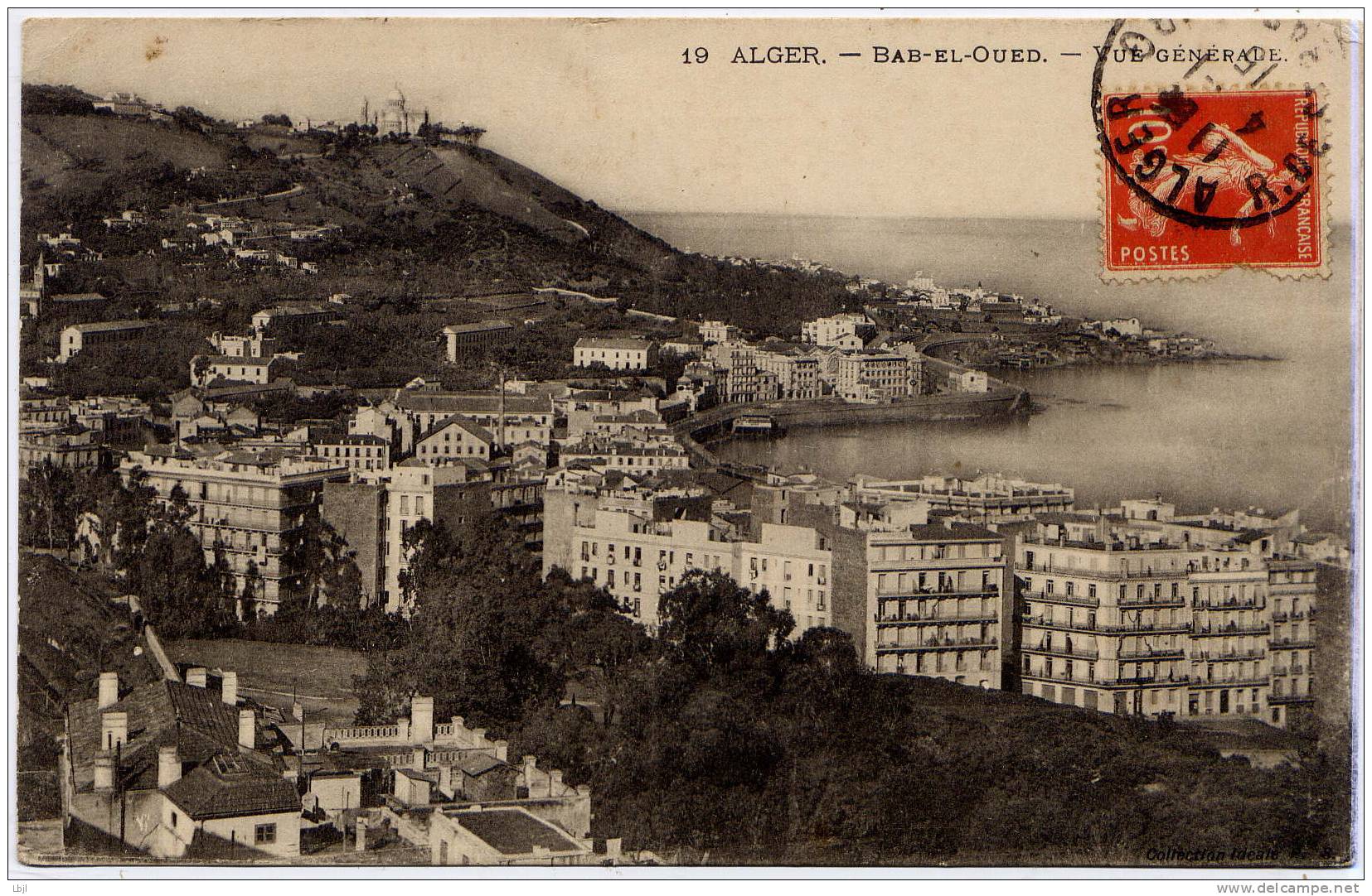 ALGER , Bab-El-Oued , Vue Générale , 1915 - Algiers