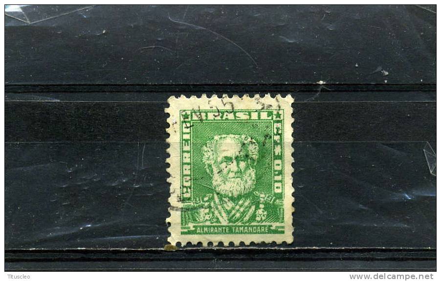 BRÉSIL 578° 10c Vert-jaune  Amiral Tamandares (10% De La Cote + 0,25) - Used Stamps