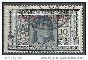 1932 EMISSIONI GENERALI USATO DANTE 10 CENT - RR9455 - General Issues