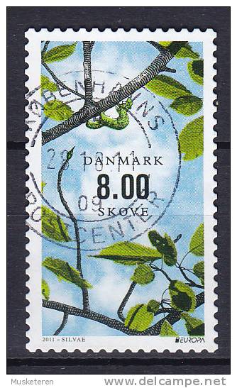 Denmark 2011 Mi. 1642 A    8.00 Kr. Danish Forests Europa CEPT (from Sheet) - Used Stamps