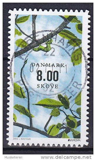 Denmark 2011 Mi. 1642 C    8.00 Kr. Danish Forests Europa CEPT (from Booklet) Deluxe Cancel !! - Usado