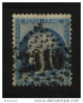 France, N° 22 Oblitération GC GROS CHIFFRES  N° 2310  // MENDE - 1862 Napoléon III.