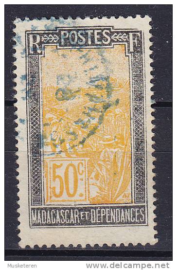 Madagascar 1925 Mi. 161     50 C Tragstuhl & Sisalpflanze - Andere & Zonder Classificatie