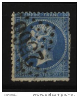 France, N° 22 Oblitération GC GROS CHIFFRES  N° 2560  // MOUCHARD - 1862 Napoléon III.