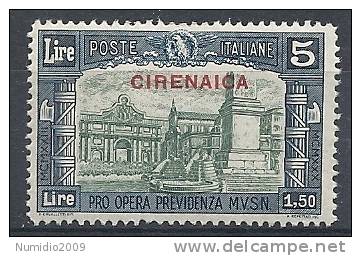 1930 CIRENAICA MILIZIA 5 LIRE MNH ** - RR9475 - Cirenaica