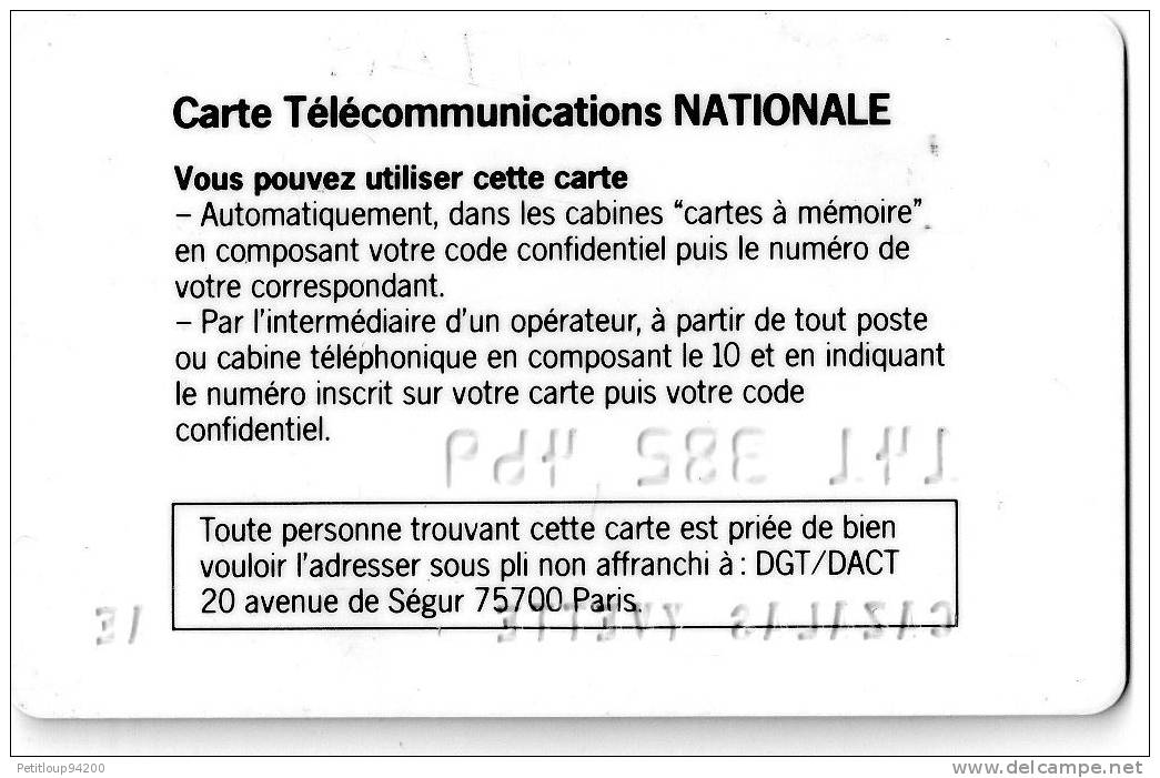 CARTE FRANCE TELECOM   Nationale - Otros & Sin Clasificación