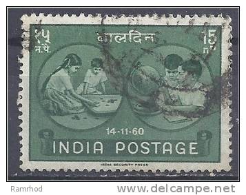 INDIA 1960 Children's Day - 15np Children's Health  FU - Oblitérés