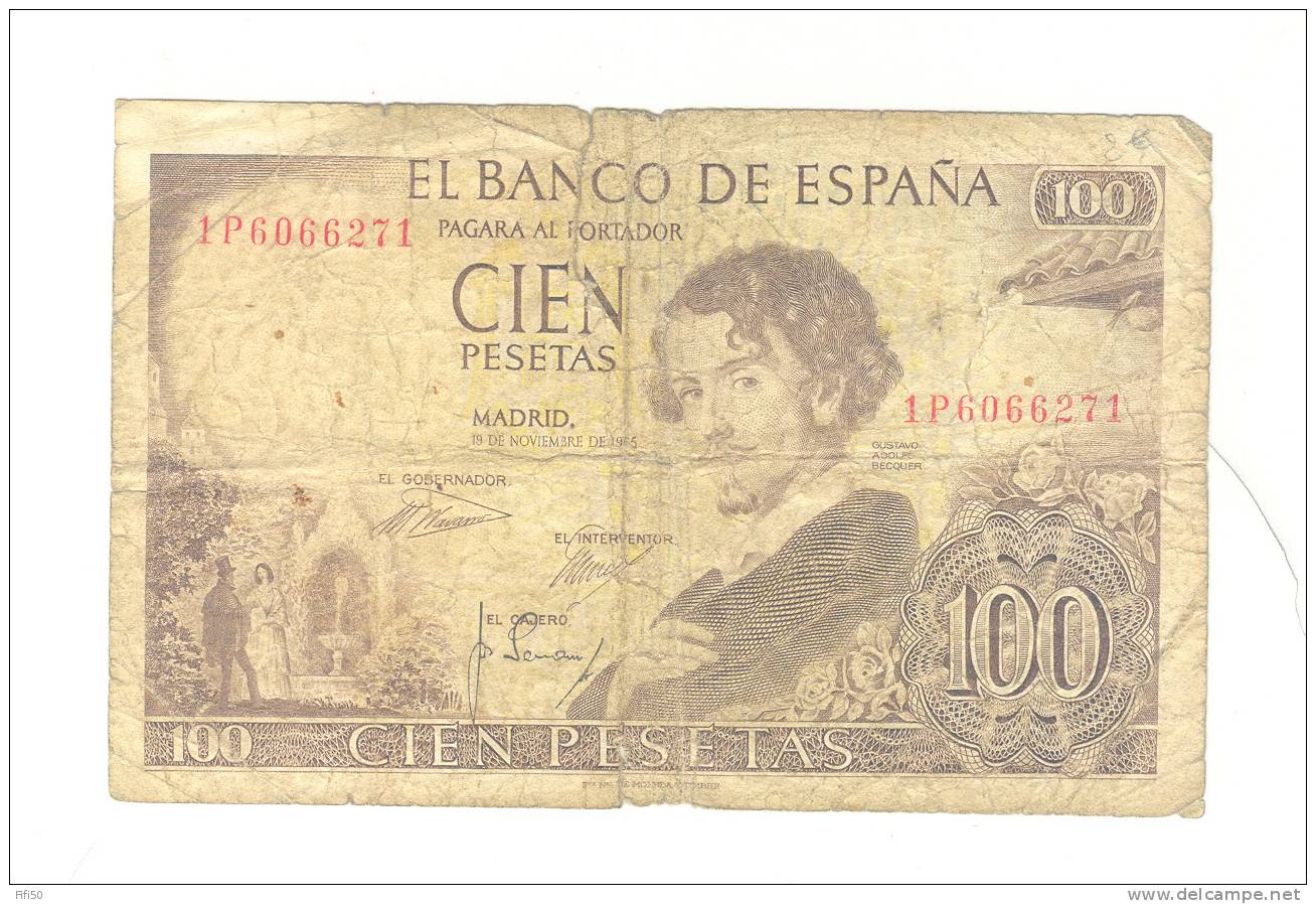 BILLET DE 100 PESETAS - 100 Peseten