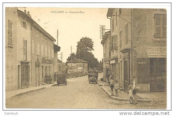 01 // COLIGNY  Grande Rue,  Animee - Non Classés