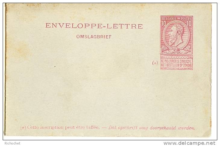 Belgique - Enveloppes-lettres  N° 2 ** - Enveloppes-lettres