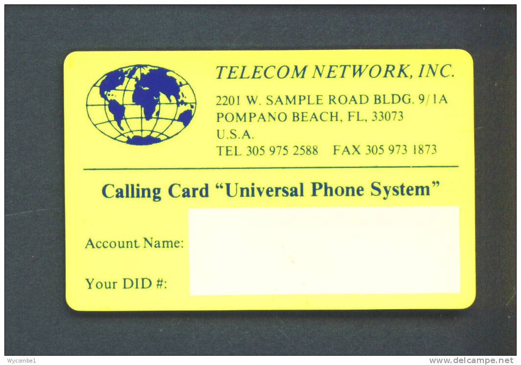 USA  -  Remote Phonecard As Scan - Sonstige & Ohne Zuordnung