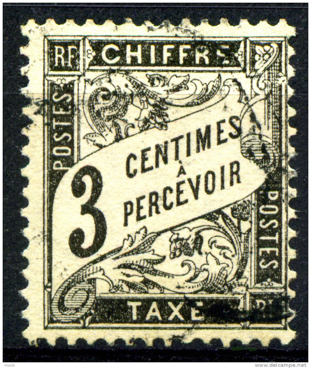 Porto, Timbre Taxe: Mi.N°+ Maury, Yvert N°  12 O Gestempelt Obliter, 3 Centime - 1859-1959 Mint/hinged