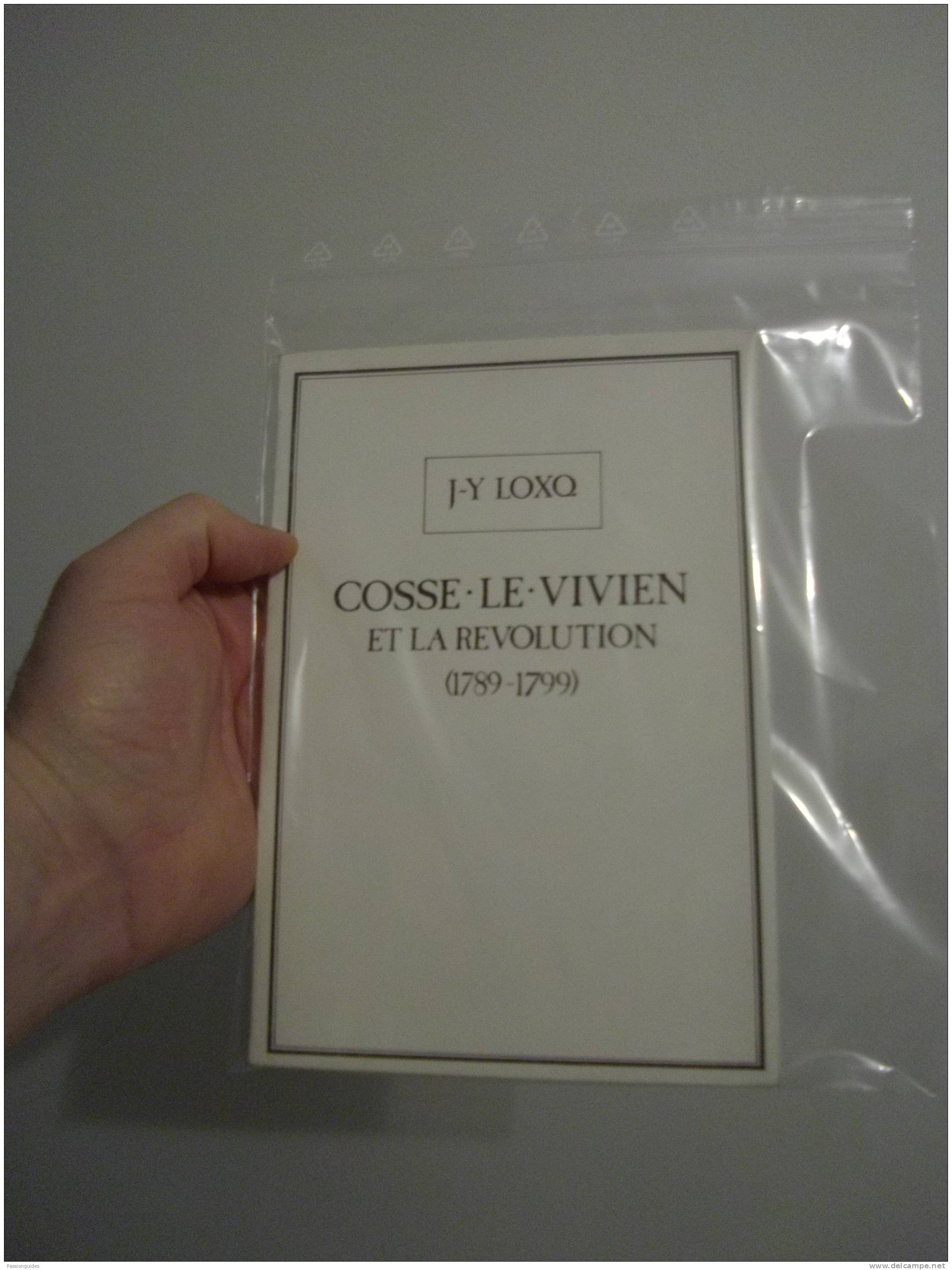 Rare COSSE-LE-VIVIEN Et La REVOLUTION 1789-1799 J-Y LOXQ 1978 / Mayenne, Craon, Haut Anjou... - Pays De Loire