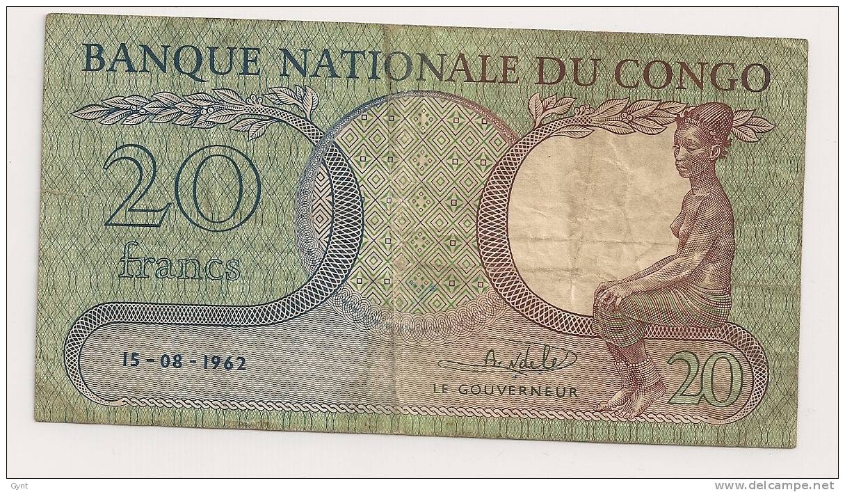 AUTRES AFRIQUE 20 Francs 1962 PIC 4 - Otros – Africa