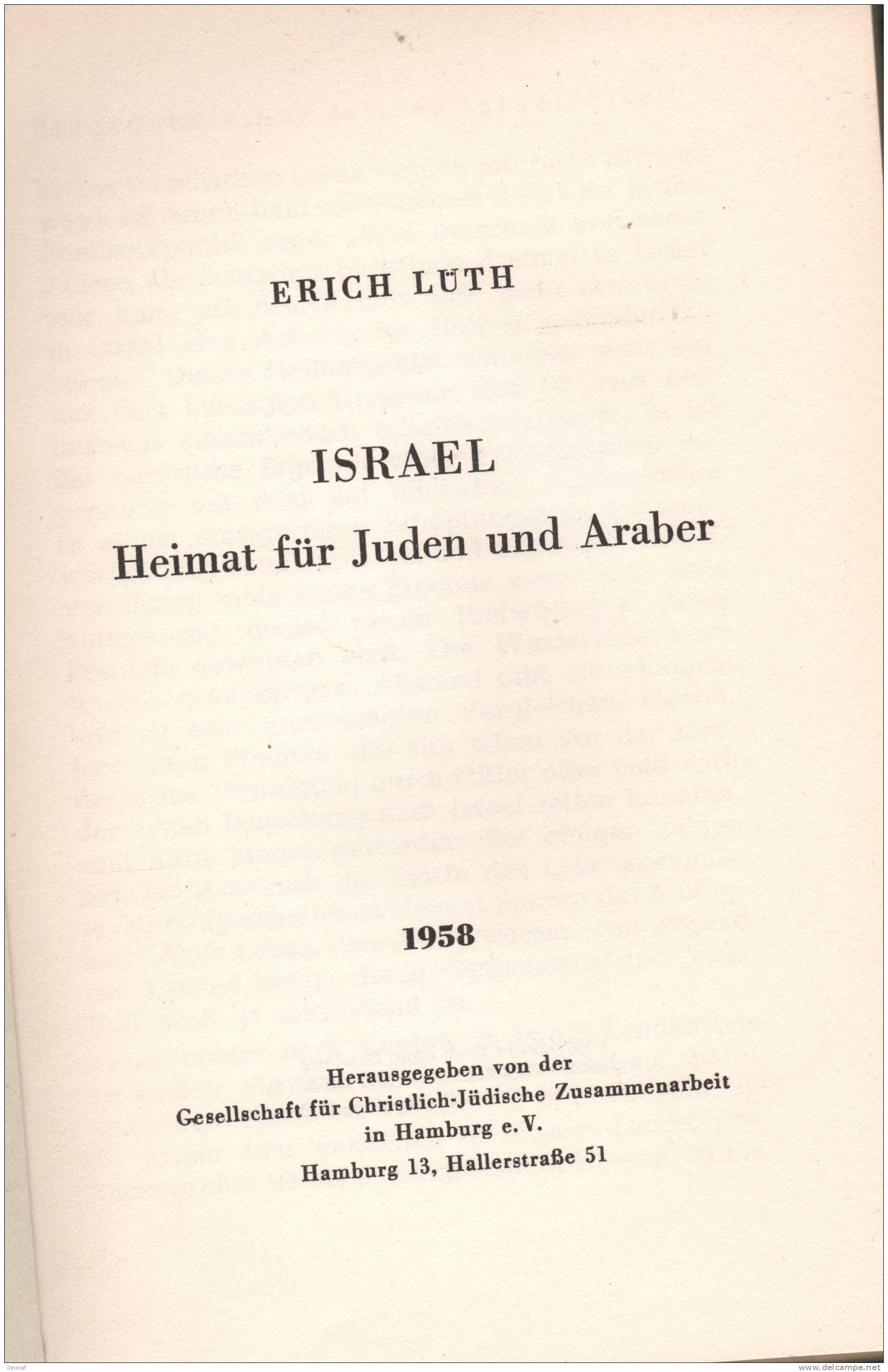 AK ISRAEL Heimat Für Juden Und Araber, BOOK ON ISRAEL ,1958, WITH NUMEROUS FIGURES, 72 PAGES, RARE !! - Libri Vecchi E Da Collezione