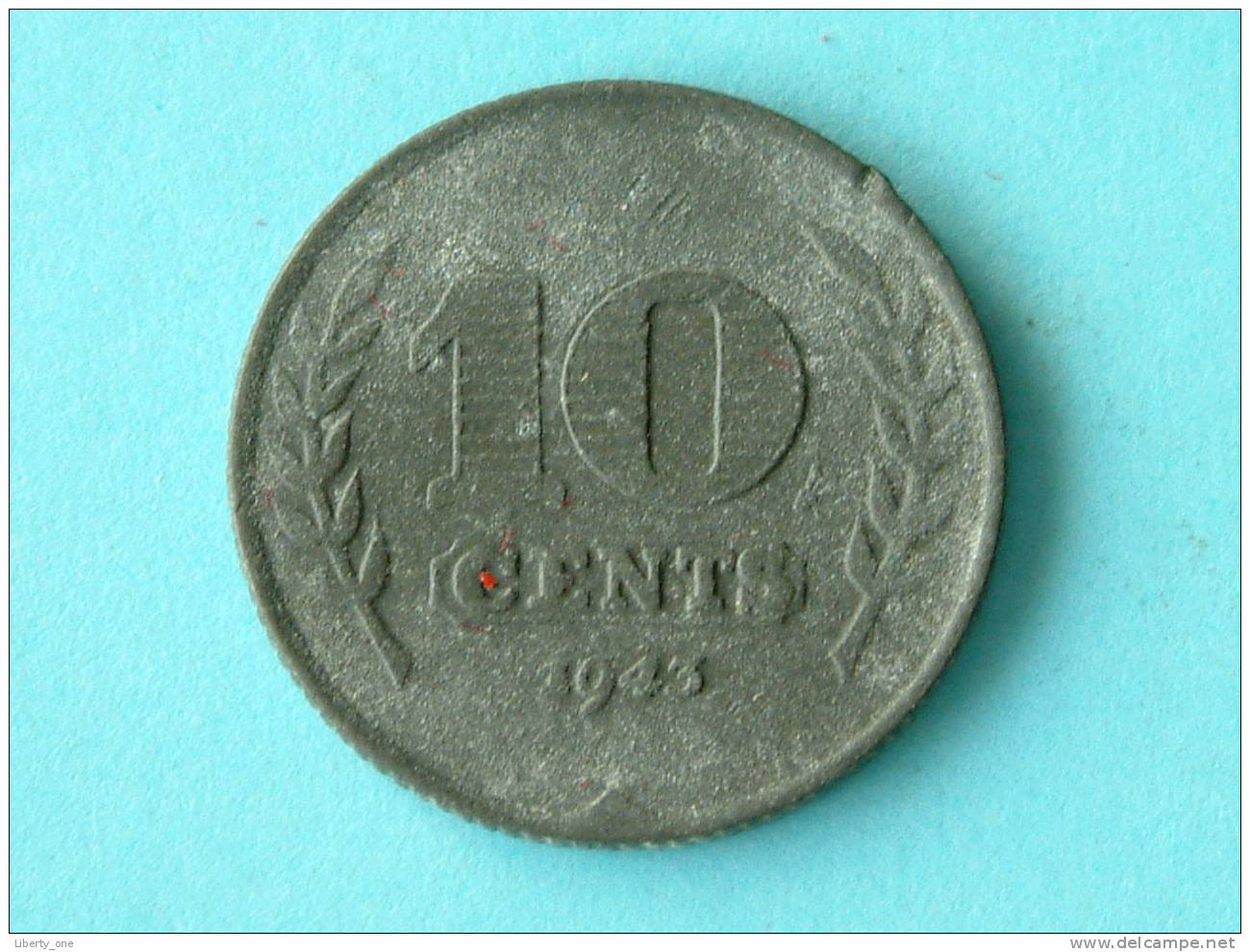 1943 - 10 CENTS / KM 173 ( For Grade, Please See Photo ) ! - 10 Cent