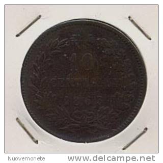 ITALIA REGNO 1863 Moneta Da 10 Cent - 1861-1878 : Victor Emmanuel II