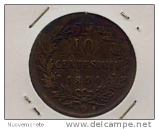 ITALIA REGNO 1894 Moneta Da 10 Cent - 1878-1900 : Umberto I