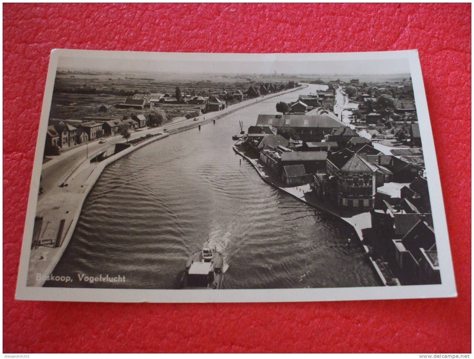 Zuid Holland , Boskoop - Vogelvlucht 1952 - Boskoop