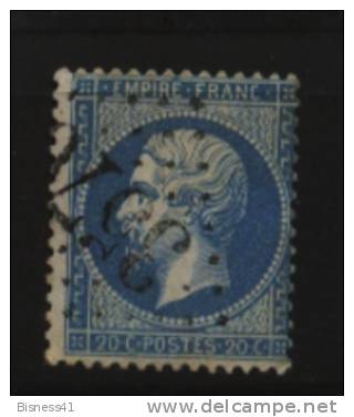 France N° 22 Oblitération GC GROS CHIFFRES  N° 3570  // ST DIS DES VOSGES - 1862 Napoléon III