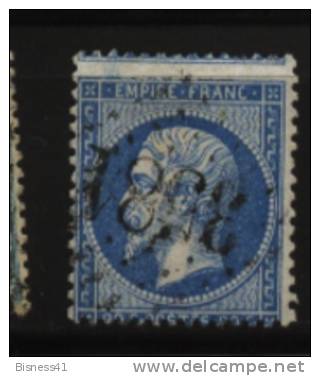 France N° 22 Oblitération GC GROS CHIFFRES  N° 3581  // ST ETIENNE - 1862 Napoleone III