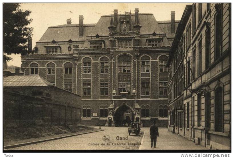 Gent / Gand - Entrée De La Caserne Léopold -1921 - Gent