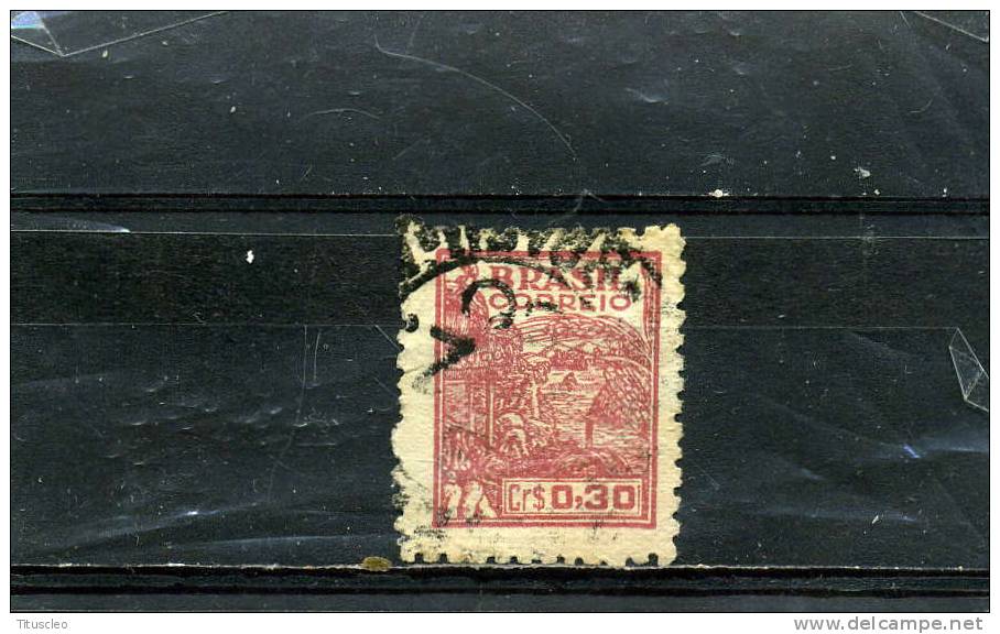 BRESIL 465A° 30c Lie De Vin Agriculture (10% De La Cote + 0,25) - Used Stamps