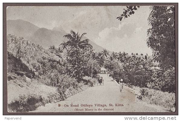 SAINT KITTS On Road Ottleys Village   Sk26 - Saint Kitts And Nevis