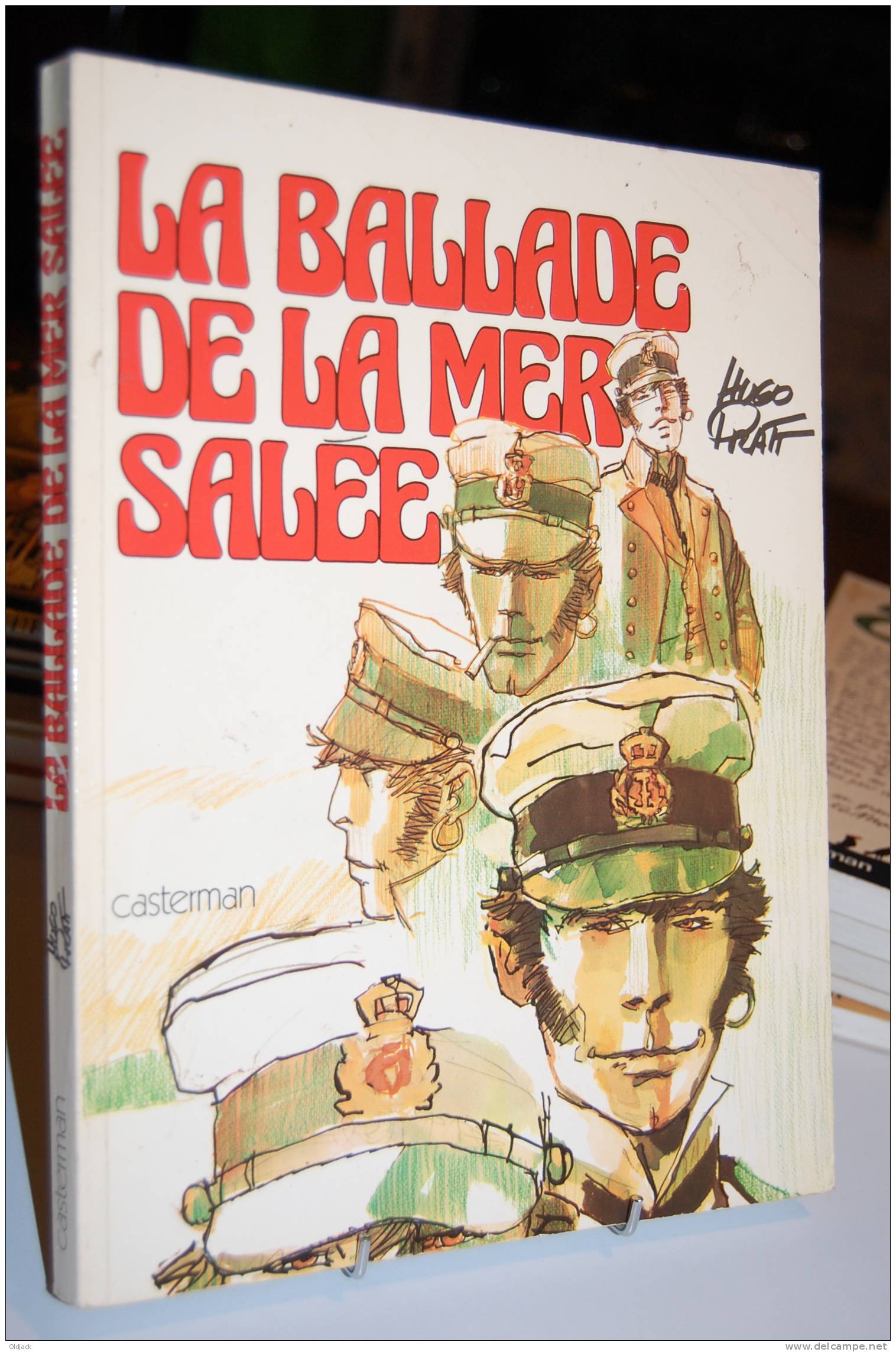 PRATT Hugo "  Corto Maltese N°1 LA BALLADE DE LA MER SALEE "  Casterman En Noir Et Blanc , 1984 (col1f) - Corto Maltese