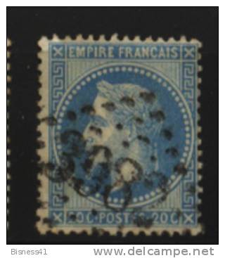 France N° 22 Oblitération GC GROS CHIFFRES  N° 3982  //  TOULOUSE - 1862 Napoleon III