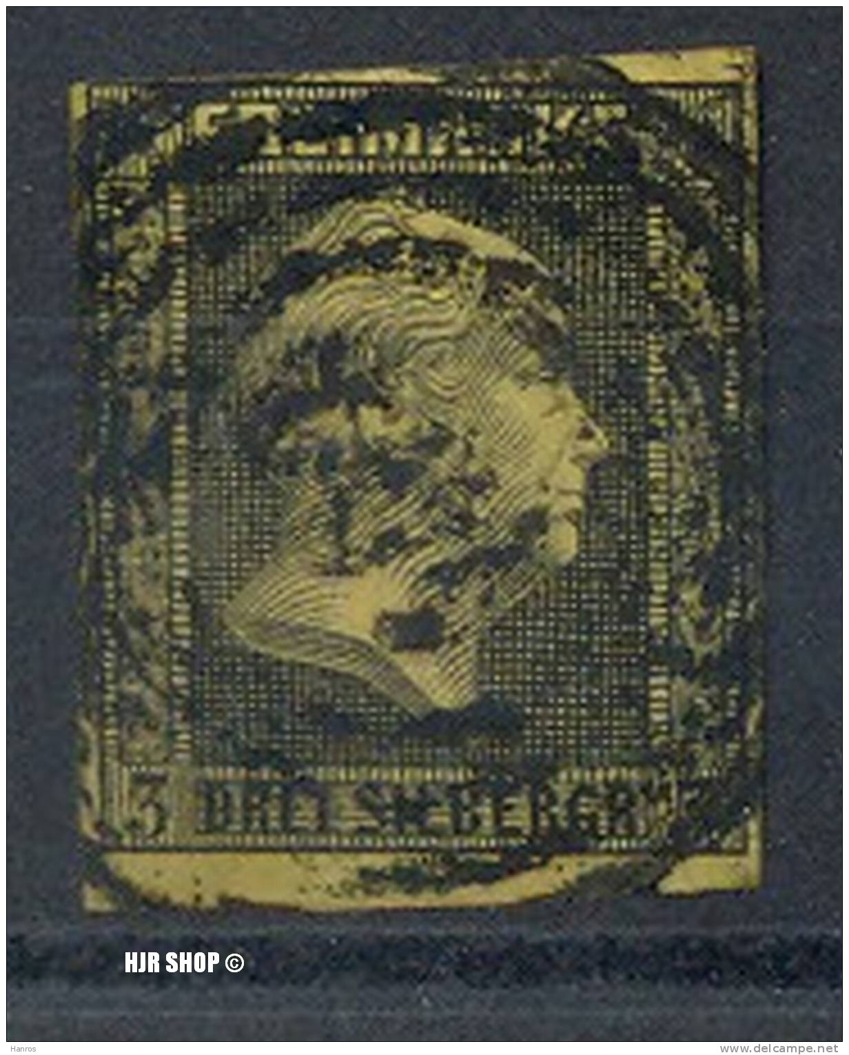 1858, Juli. König Friedrich Wilhelm IV. (III) MiNr. 12 Gest. , Guter Zustand - Gebraucht