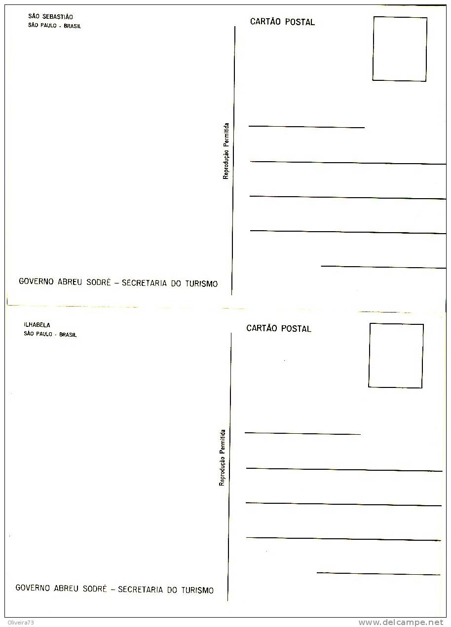 BRASIL - LITORAL NORTE - SÂO PAULO ( Carnet com 10  postais  150x105) - Carnet