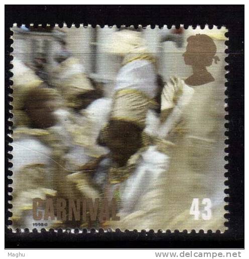 Great Britain MNH  1998, 43p Carnival, Eurpoa Festivals, Gold Robes, Costume - Carnaval