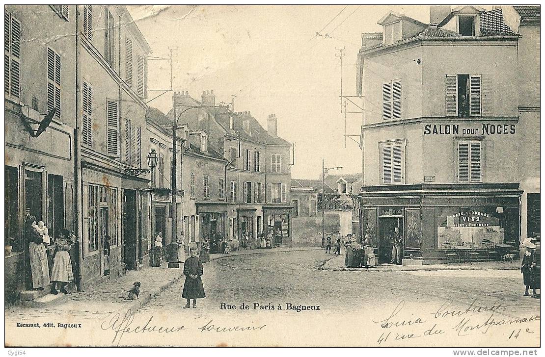 Bagneux  Rue De Paris CPA 1904 - Bagneux
