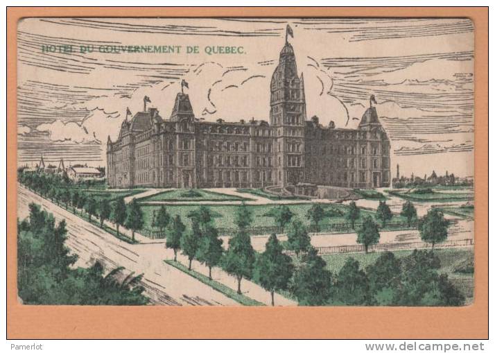 Gouvernement Publicité ( Suplique De L´arbre à L´enfant ) Quebec Canada Postcard Carte Postale CPA - Sherbrooke