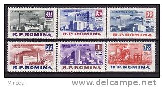 Roumanie 1963  -  PA Yv.no.167-72 Neufs**(d) - Unused Stamps