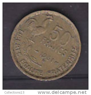 FRANCE - 4eme Republique - 50 Frs Guiraud - Bronze-alu - 1951B - 50 Francs