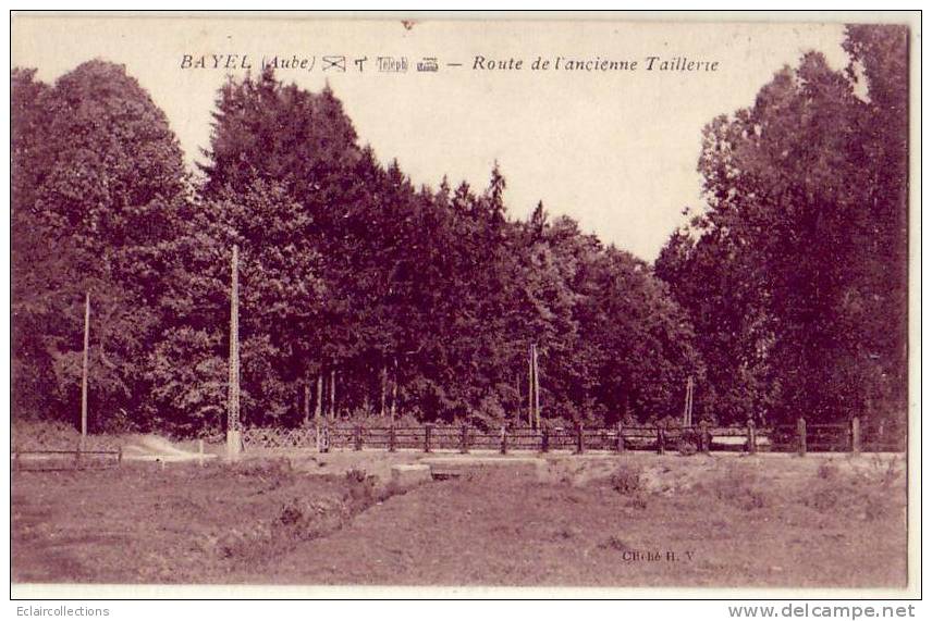 Aube...10....Bayel..Verre Rie...Route  De L'ancienne Taillerie - Autres & Non Classés