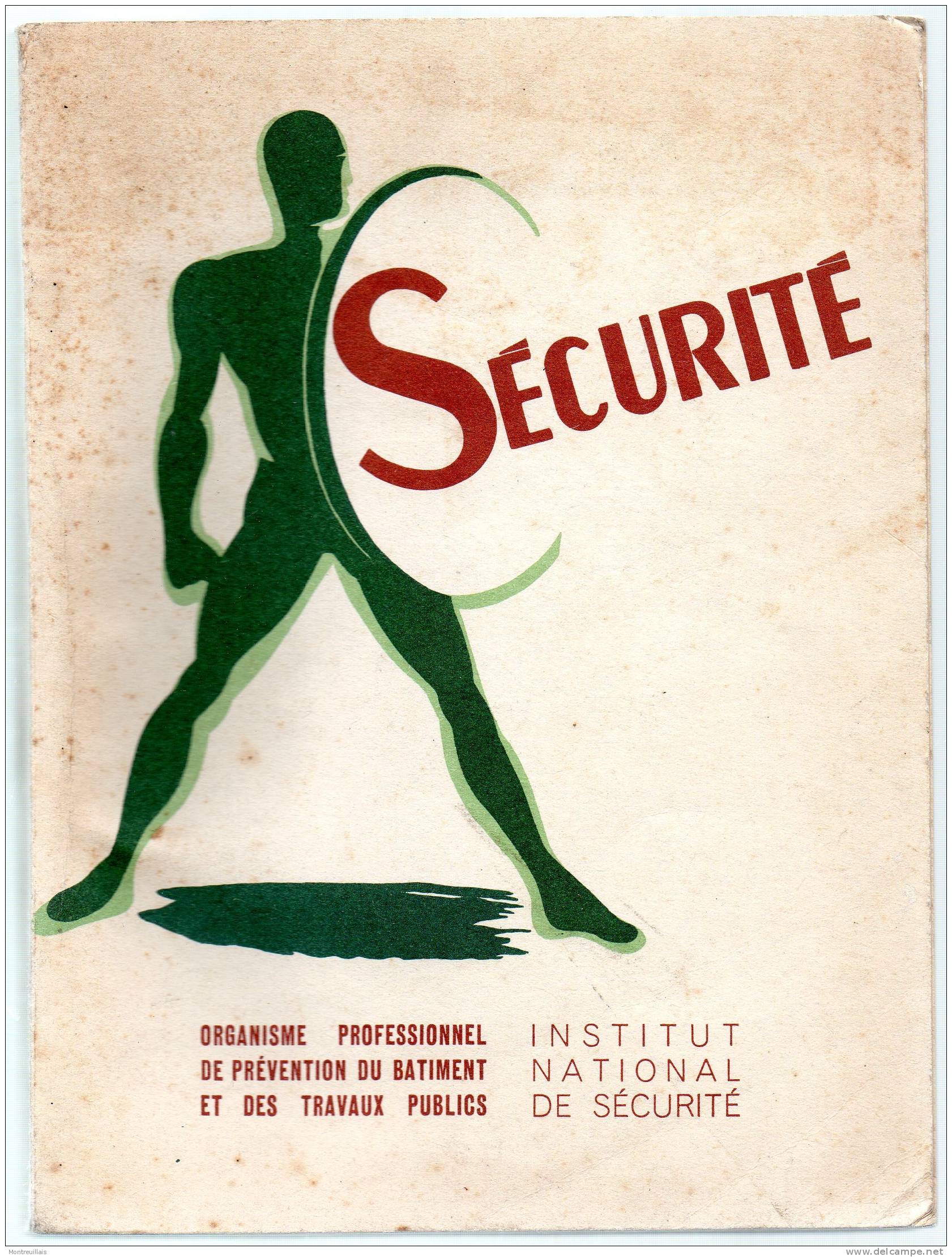 Sécurité, Conseils à Usage Des Ouvriers Et Apprentis Du Batiment Et Travaux Publics, De 1967 - Right