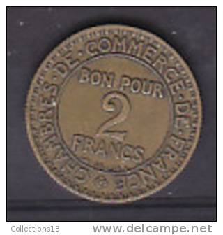 FRANCE - 3eme Republique - 2 Frs Chambre De Commerce - Bronze-aluminium - 1924 - 2 Francs