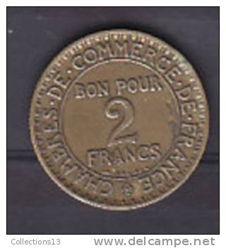 FRANCE - 3eme Republique - 2 Frs Chambre De Commerce - Bronze-aluminium - 1923 - 2 Francs