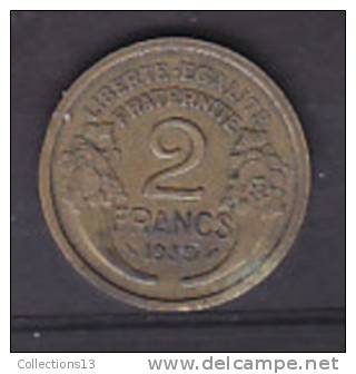 FRANCE - 3eme Republique - 2 Frs Morlon - Bronze-aluminium - 1939 - 2 Francs