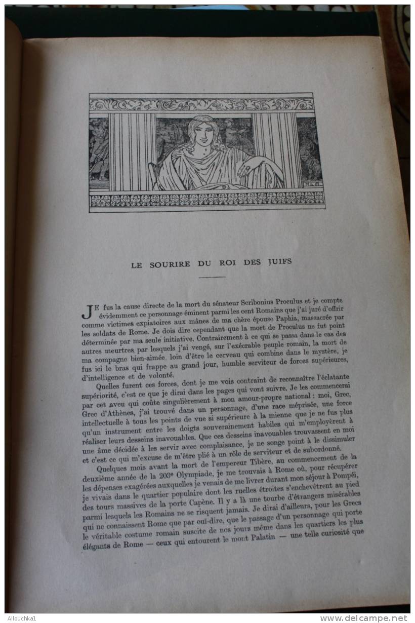 JUDAICA"LE SOURIRE DU ROI DES JUIFS"LA PETITE ILLUSTRATION ROMAN REVUE>B. DUBOIS 4-5- 935>AVENTURE DE SAPHOS MELAM - Other & Unclassified