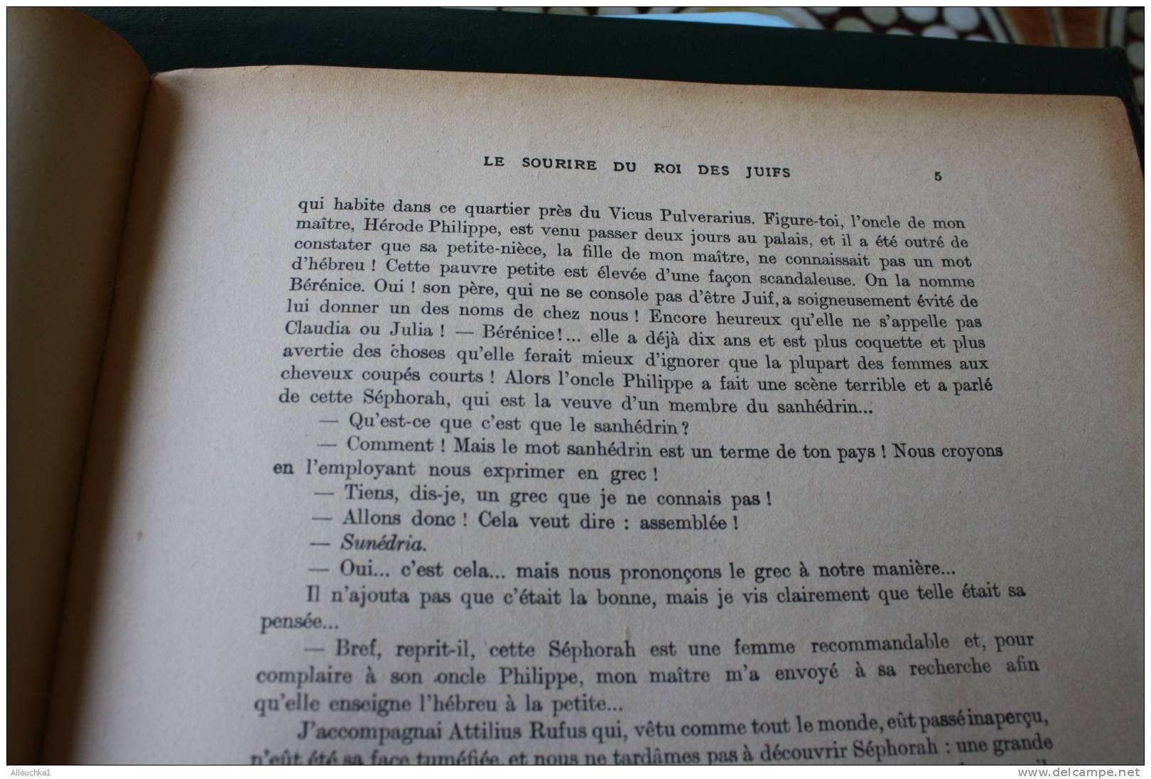 JUDAICA"LE SOURIRE DU ROI DES JUIFS"LA PETITE ILLUSTRATION ROMAN REVUE>B. DUBOIS 4-5- 935>AVENTURE DE SAPHOS MELAM