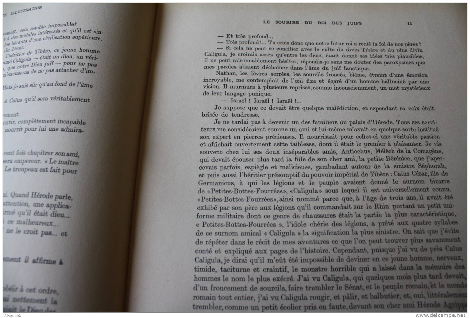 JUDAICA"LE SOURIRE DU ROI DES JUIFS"LA PETITE ILLUSTRATION ROMAN REVUE>B. DUBOIS 4-5- 935>AVENTURE DE SAPHOS MELAM