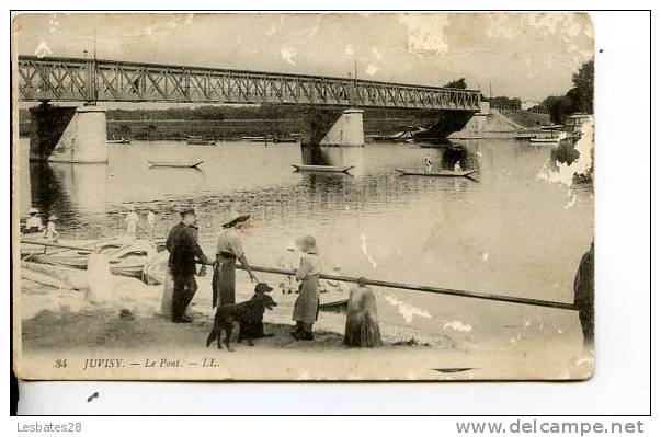 CPA 91.-JUVIZY.- LE PONT-Scènes &amp; Types.--DEC SA 2011 055 - Juvisy-sur-Orge